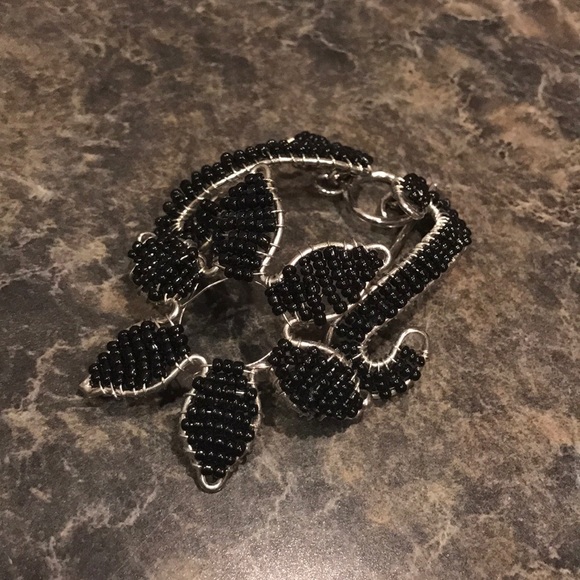 Jewelry - Black flower bracelet Jewelry - Black flower bracelet